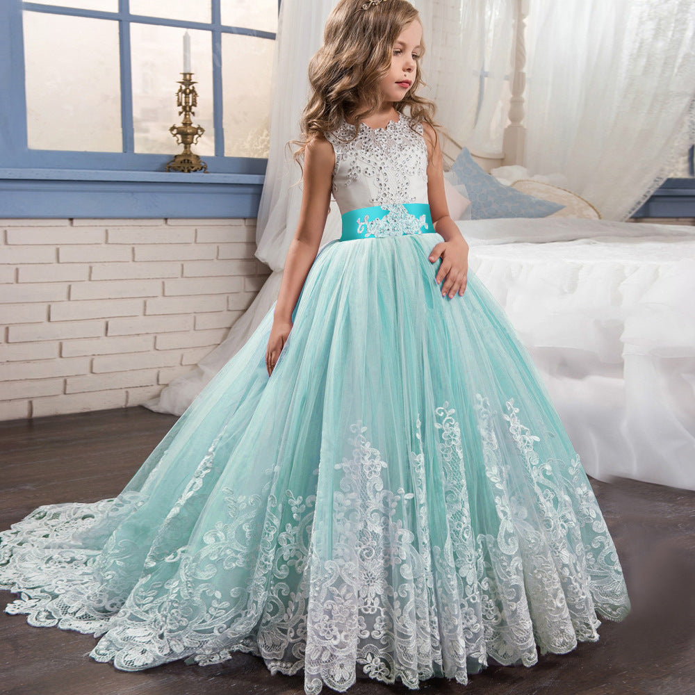 Girl Dress Princess Wedding Dress Children