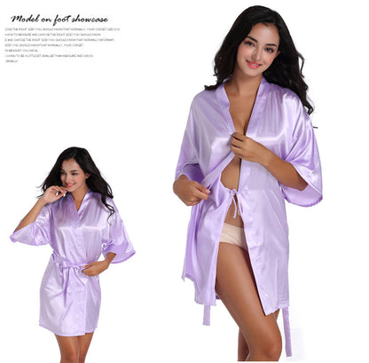 Bridesmaid dressing gown