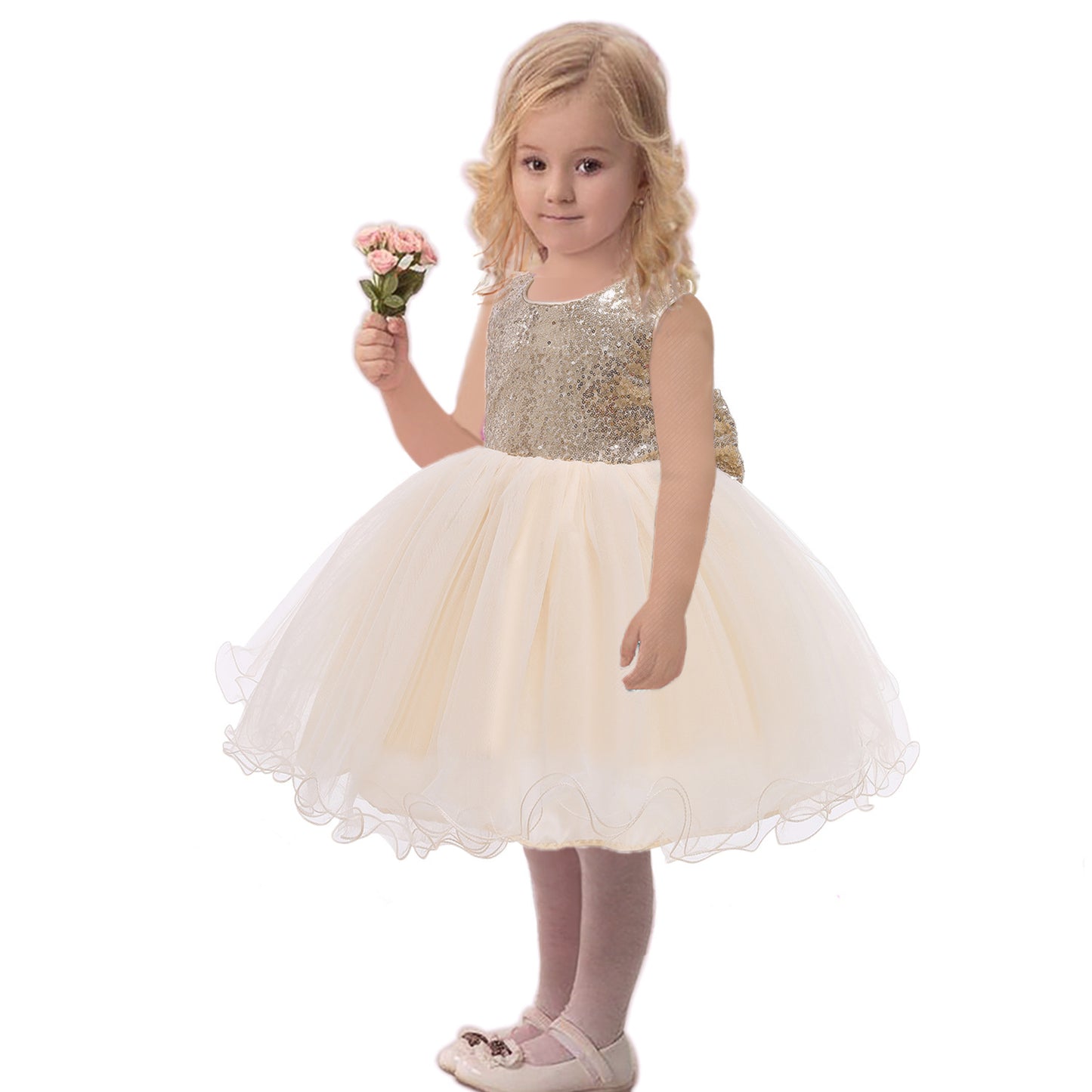 Mesh Colorblock Children's Princess Dress Girl Skirt